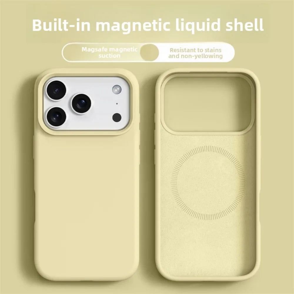 Original Magnetic Silicone Phone Case For iPhone